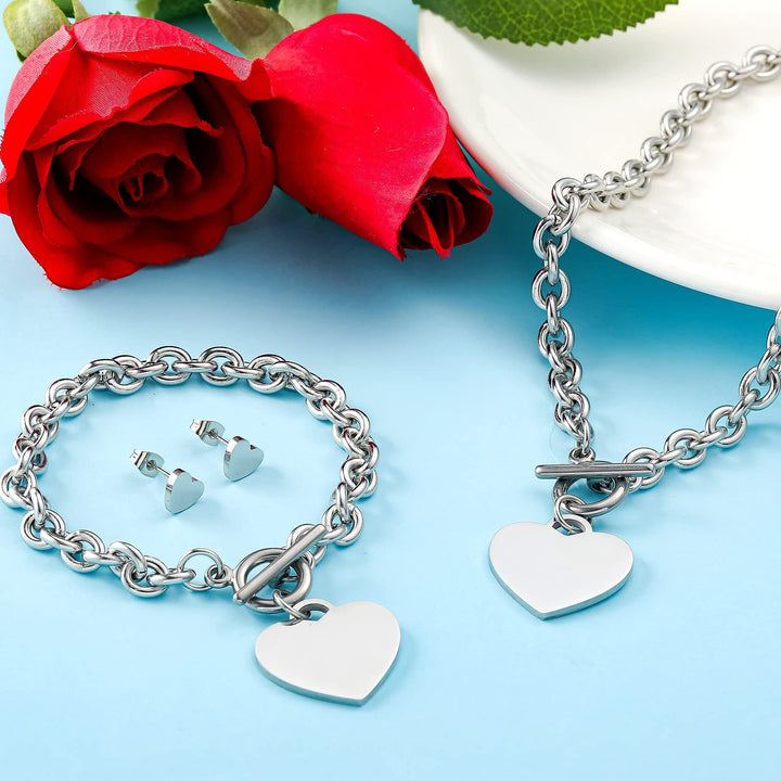 Heart-Inspired Jewelry Set Stornfield