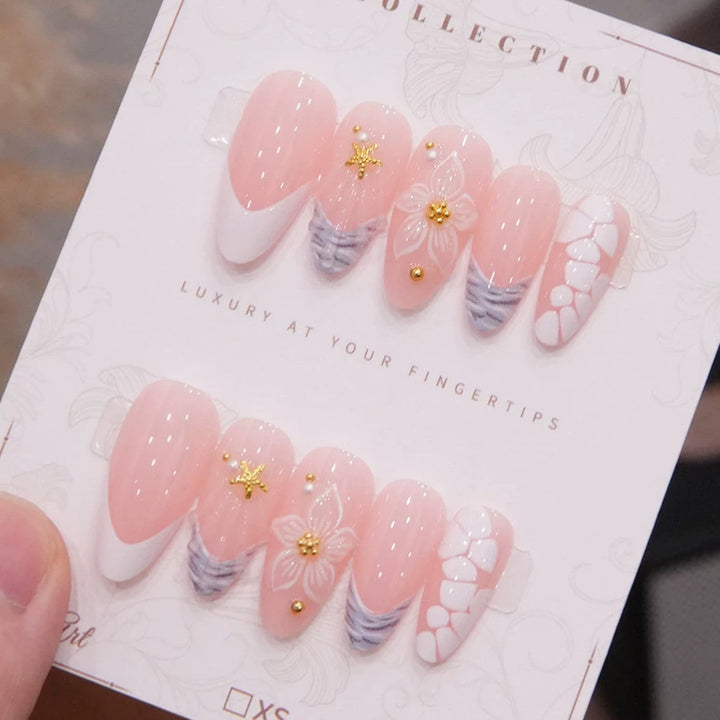 Artistic Press-On Nail Set