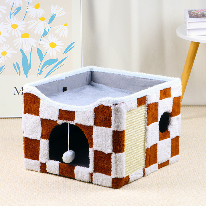 Cozy Plush Cat Hideout Stornfield