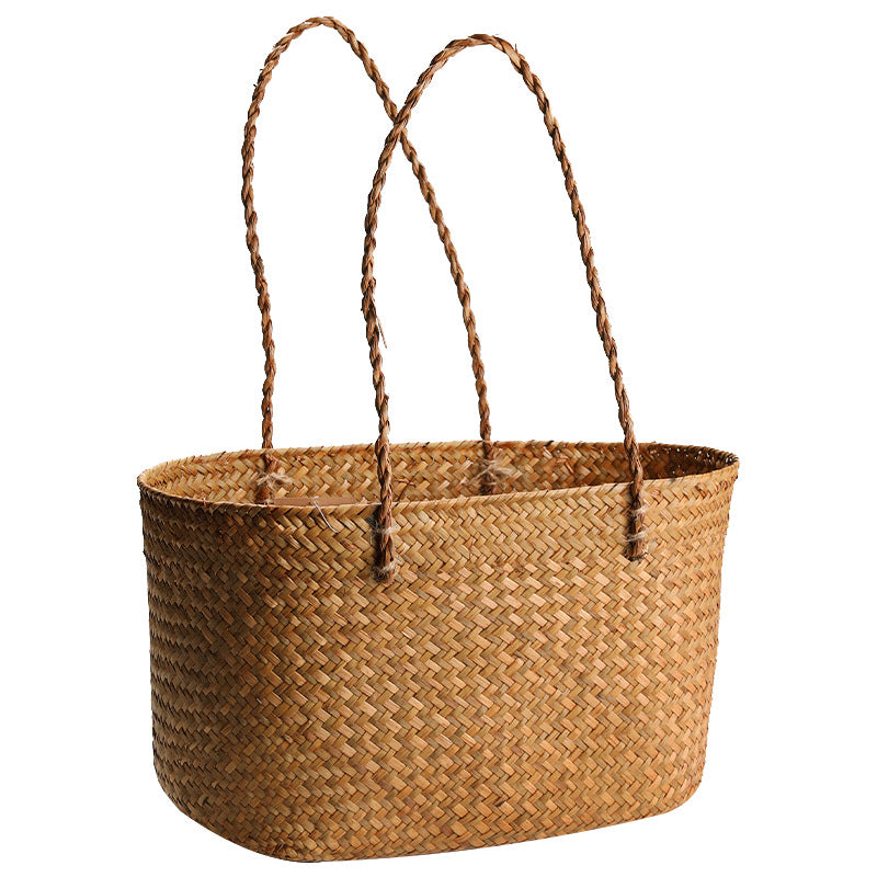 Handcrafted Woven Storage Tote Stornfield