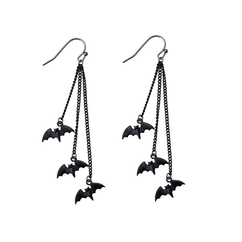 Gothic Bat-Inspired Pendant Necklace Stornfield