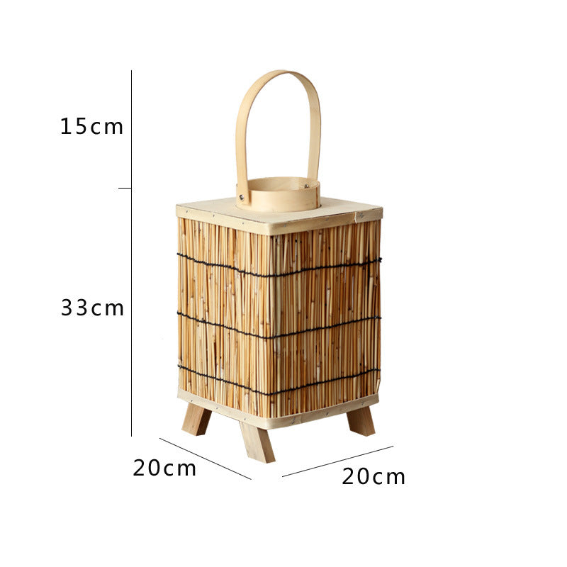 Artificial Rattan Lantern Stornfield