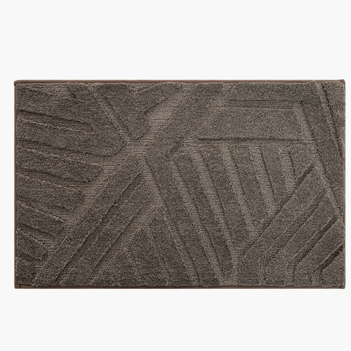 Modern Geometric Bath Mat Stornfield