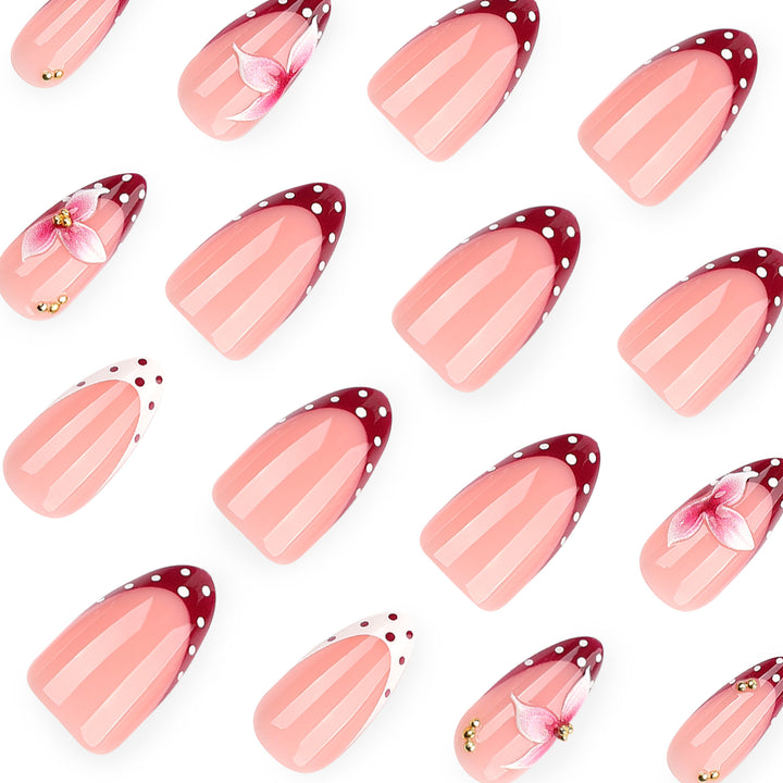 Artificial nails with flower design Stornfield