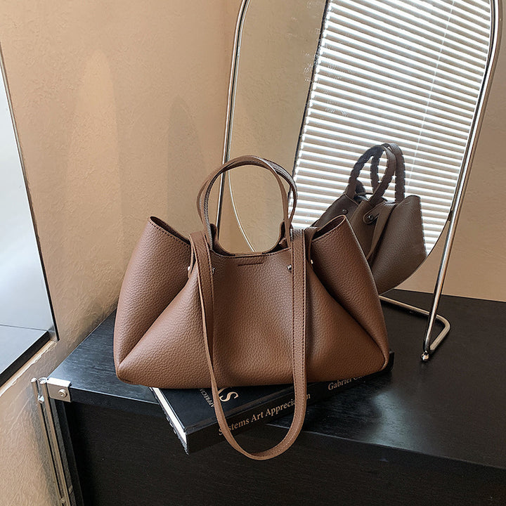 Versatile Leather Tote Bag