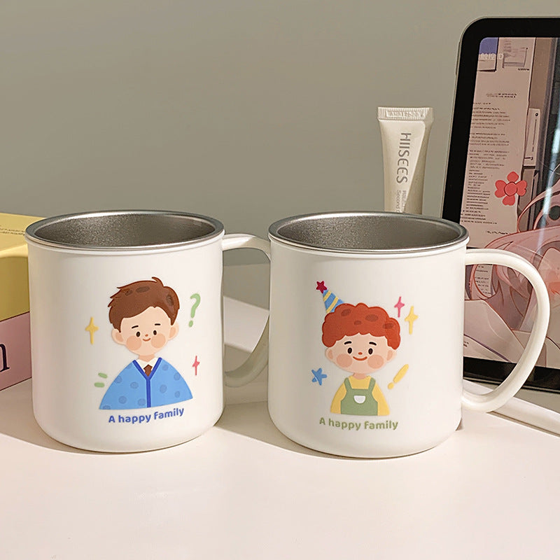 Ceramic mug with cheerful family motif Stornfield 1786635457
