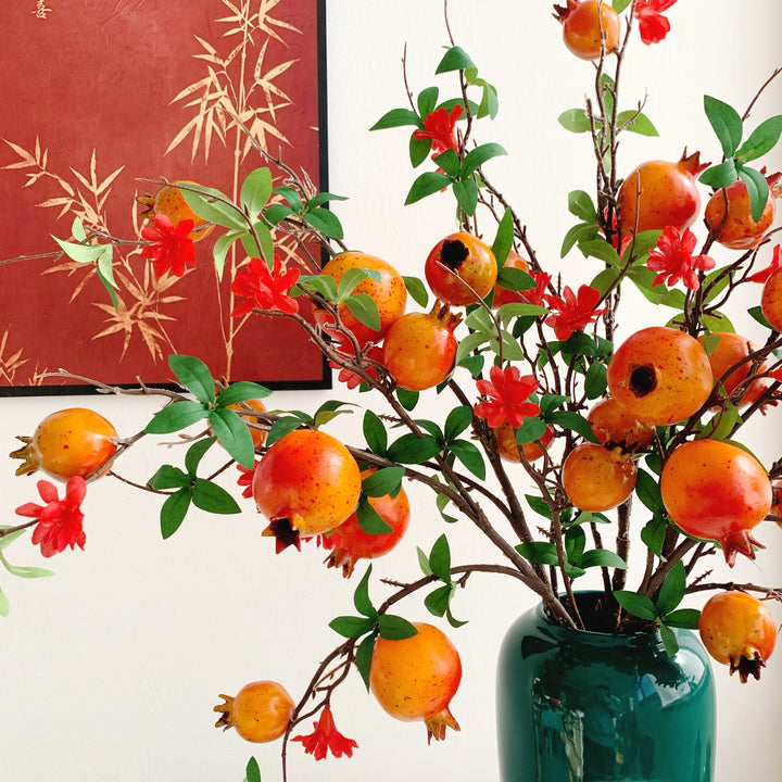 Decorative Pomegranate Blossom Arrangement