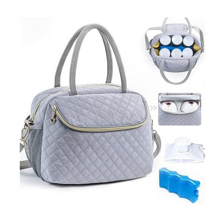 Multifunctional cooler bag with insulated interior compartment Stornfield