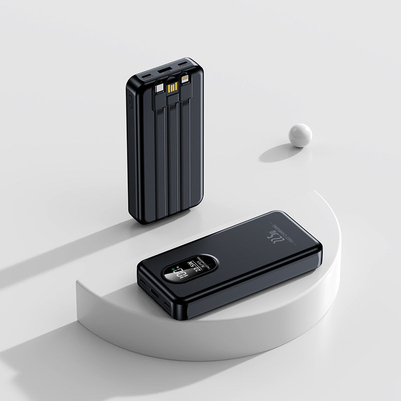Compact power bank with integrated multi-function charging display Stornfield