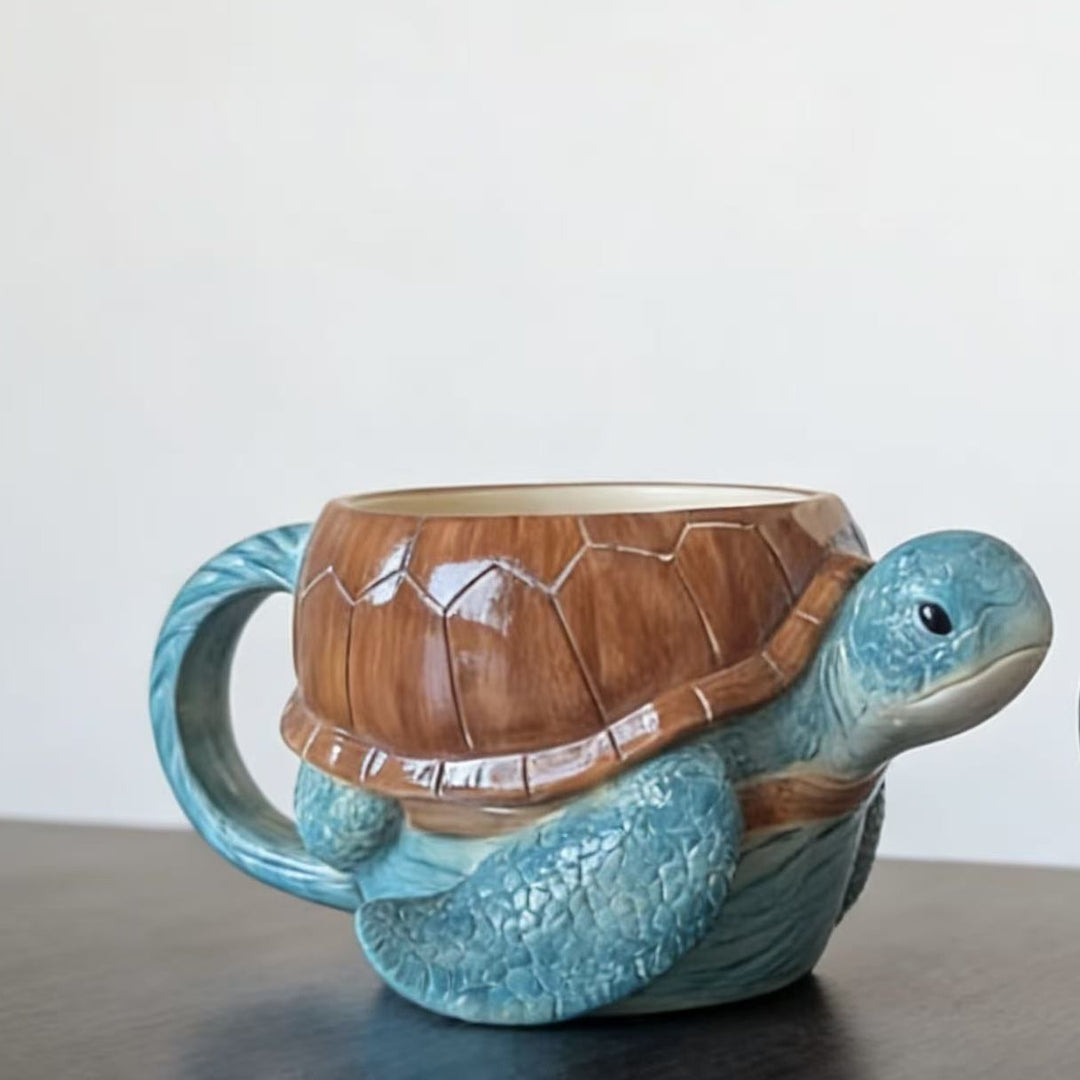 Coffee cup with turtle design Stornfield