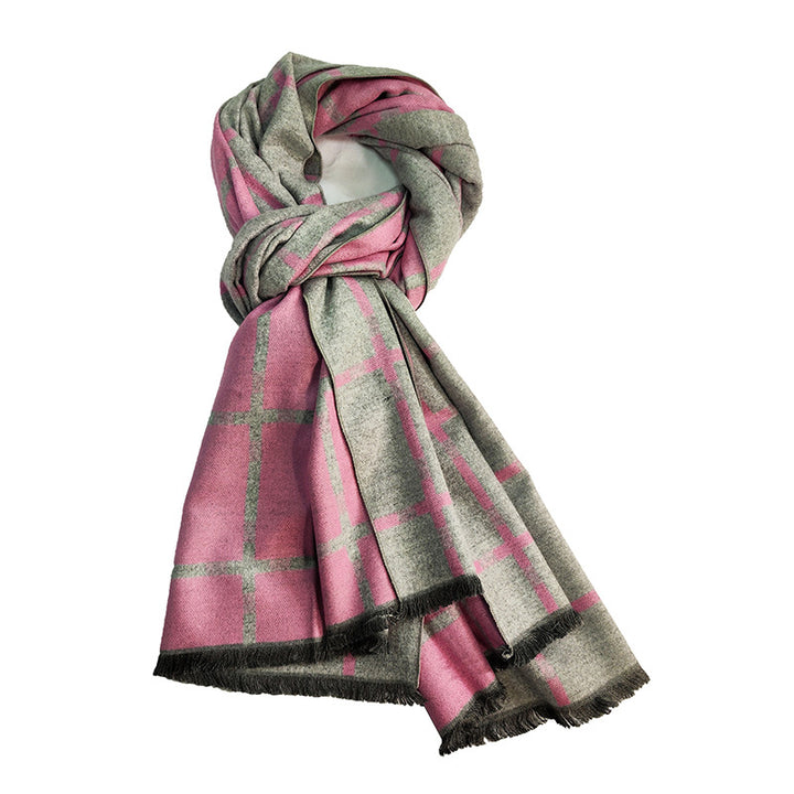 Ladies Elegant and Warm Scarf with Geometric Pattern Stornfield