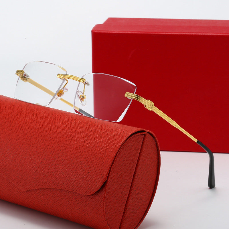 Ladies exclusive geometric sunglasses with luxury metal frame and polarized lenses Stornfield