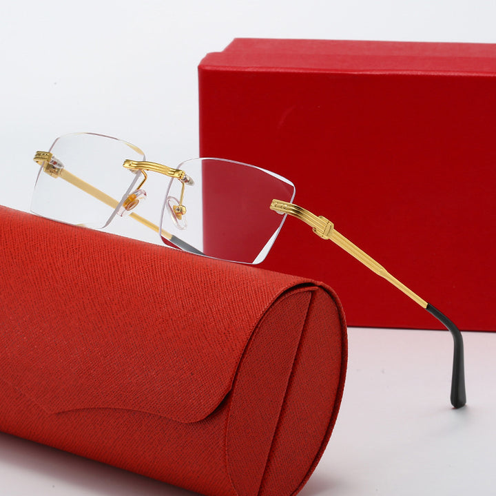 Ladies exclusive geometric sunglasses with luxury metal frame and polarized lenses Stornfield