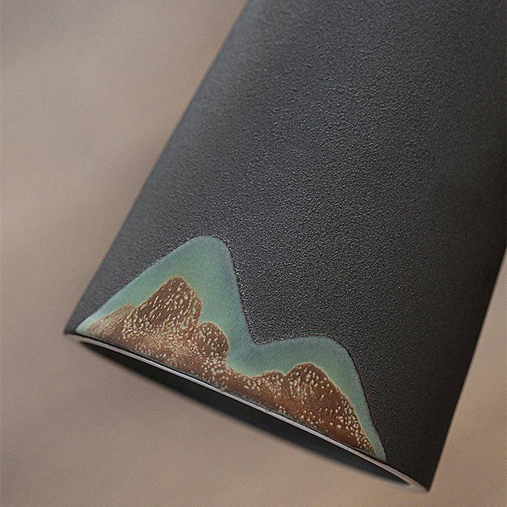 Mountain Themed Ceramic Tea Cups With Filter | Stornfield
