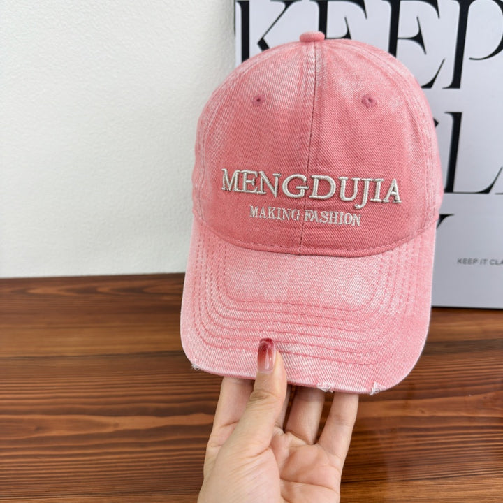 Men's Distressed Denim Baseball Cap Stornfield 1784270408