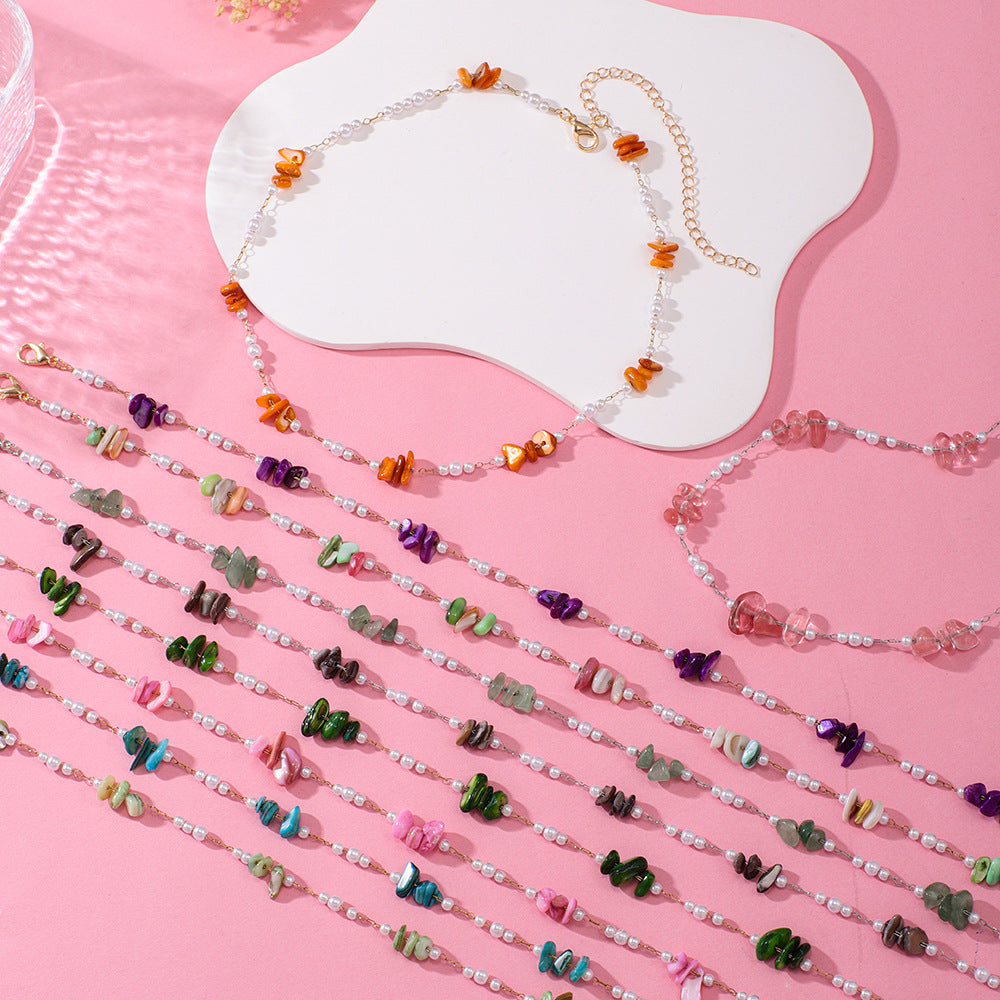 Elegant Floral Beaded Necklace Stornfield