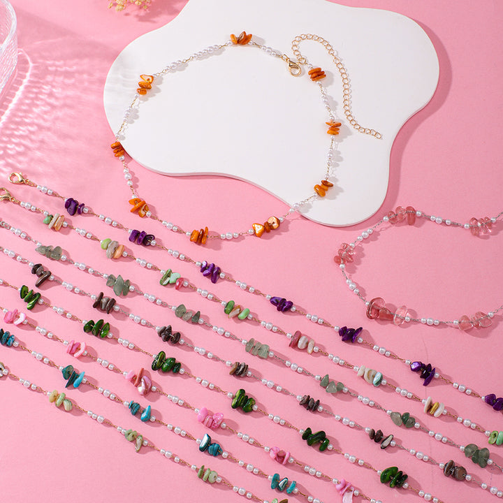 Elegant Floral Beaded Necklace Stornfield