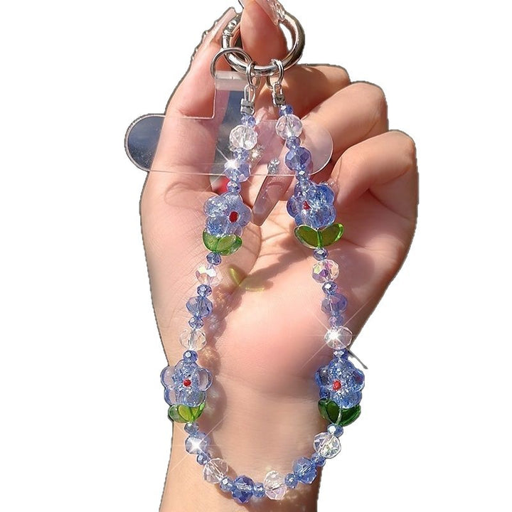 Floral Beaded Phone Lanyard Stornfield