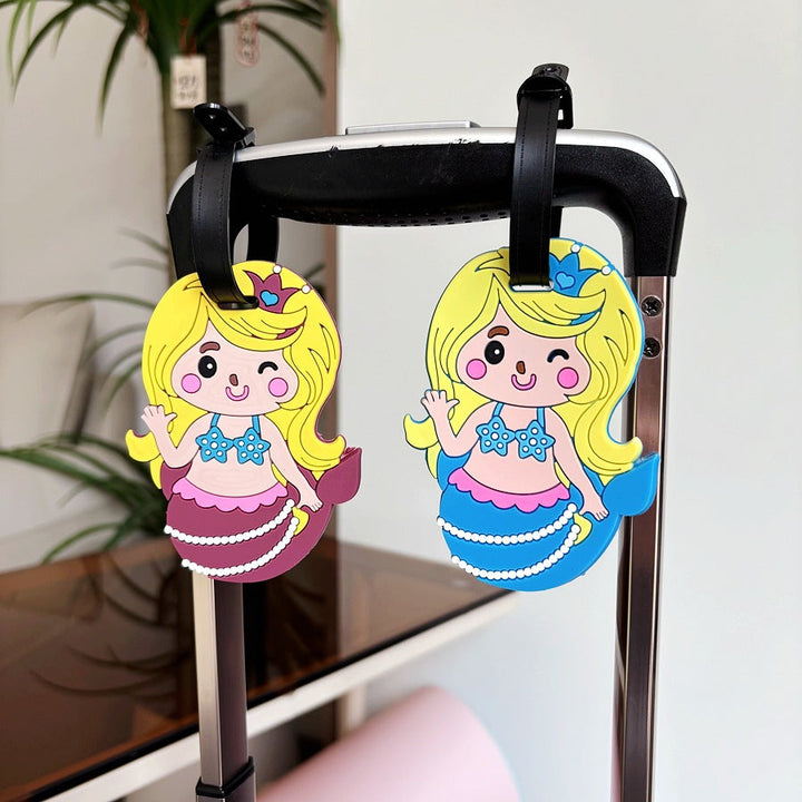Mermaid-Themed Luggage Tag Stornfield