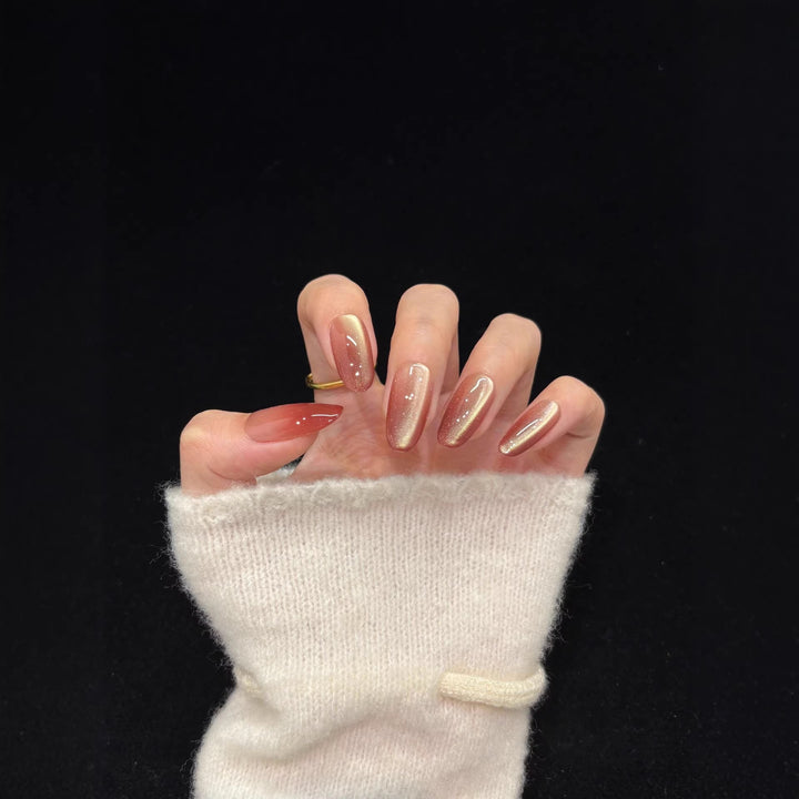 Premium Glossy Ombre Press-On Nails