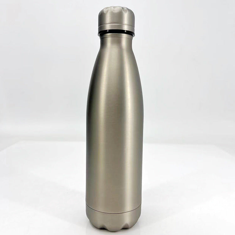 Women stylish stainless steel drinking bottle with anti-slip silicone sleeve Stornfield