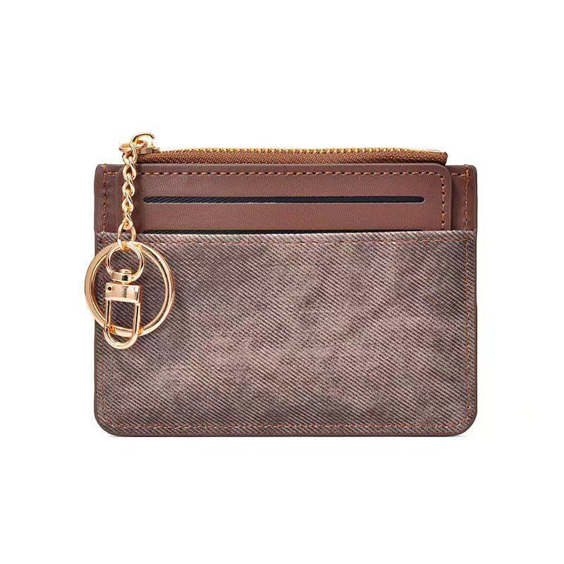 Multi-Pocket Zippered Cardholder Wallet