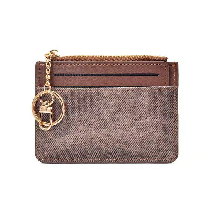 Multi-Pocket Zippered Cardholder Wallet