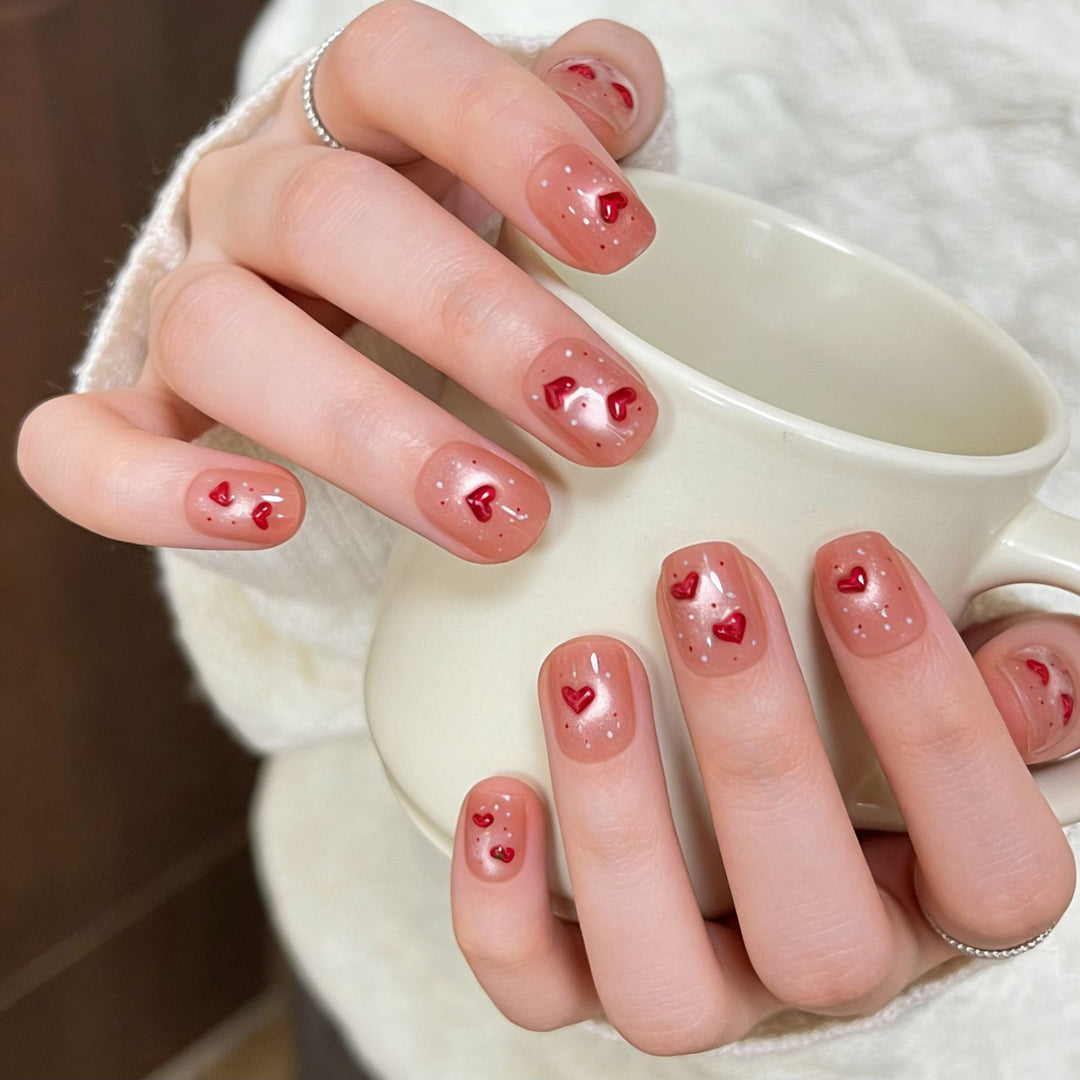 Artistic Ocean-Inspired Press-On Nail Design Stornfield