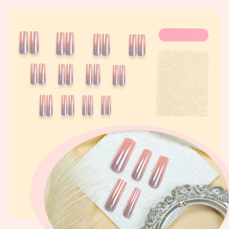 Artificial nail set with elegant ombre effects Stornfield