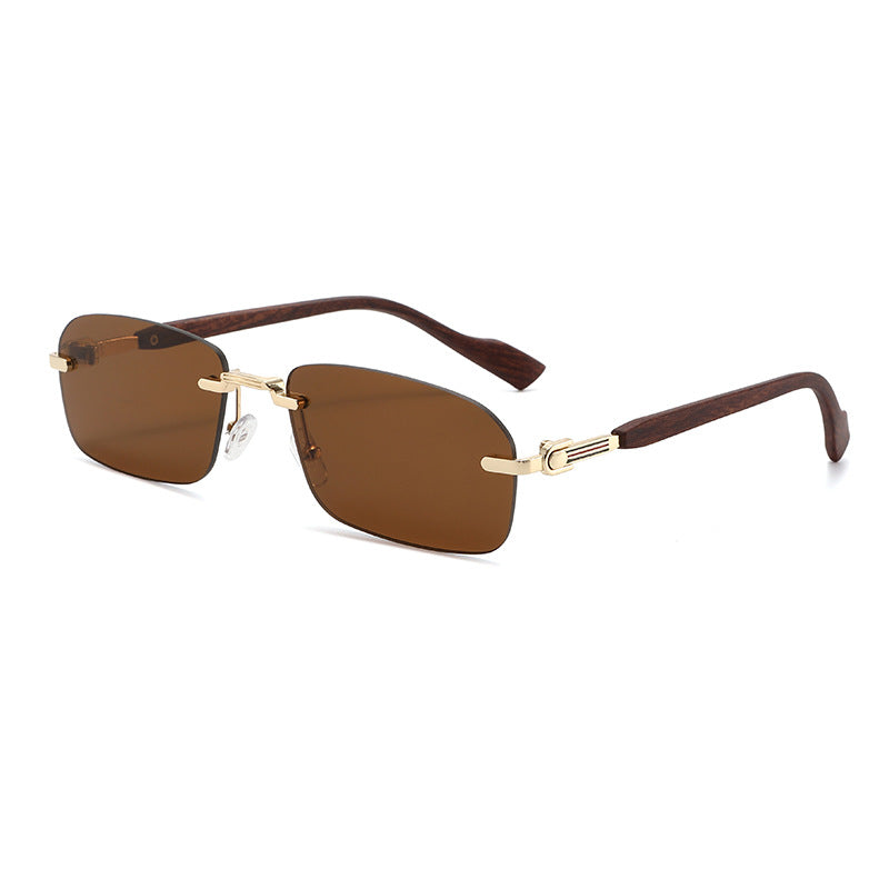 Men's Sleek Geometric Frame Sunglasses Stornfield