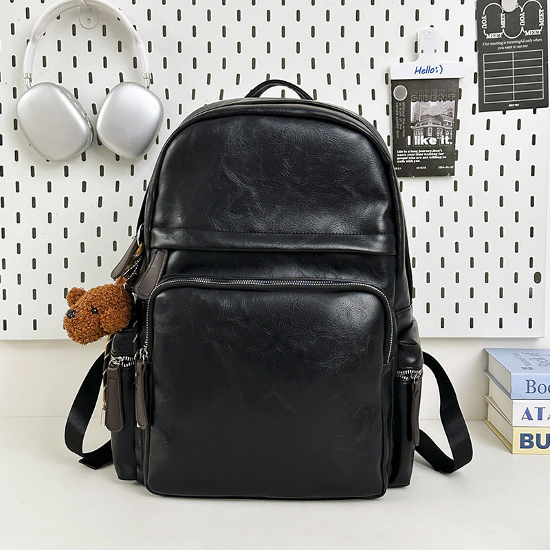 Vintage Leather Laptop Backpack Stornfield