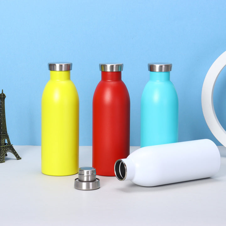 Women's sustainable stainless steel drinking bottle with optimal insulation Stornfield