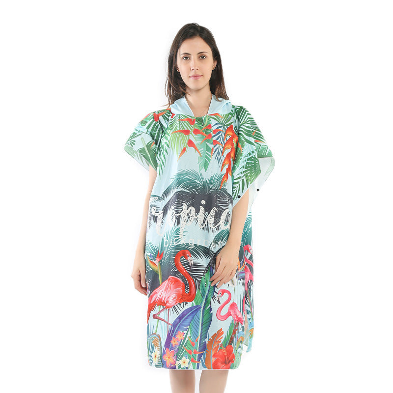 Beach dress with tropical print Stornfield