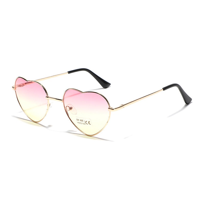 Women Heart-Shaped Sunglasses with UV Protection and Delicate Frame Stornfield