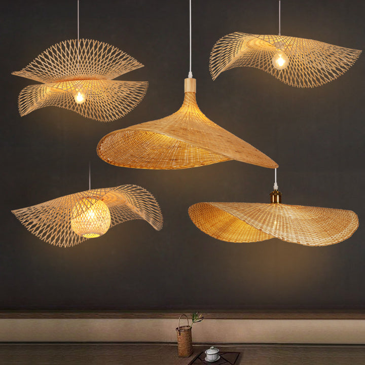 Artistic Wave-Designed Pendant Light