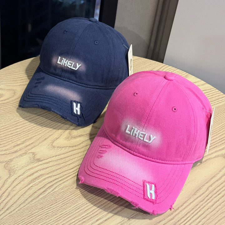 Women's Distressed Embroidered Baseball Cap Stornfield