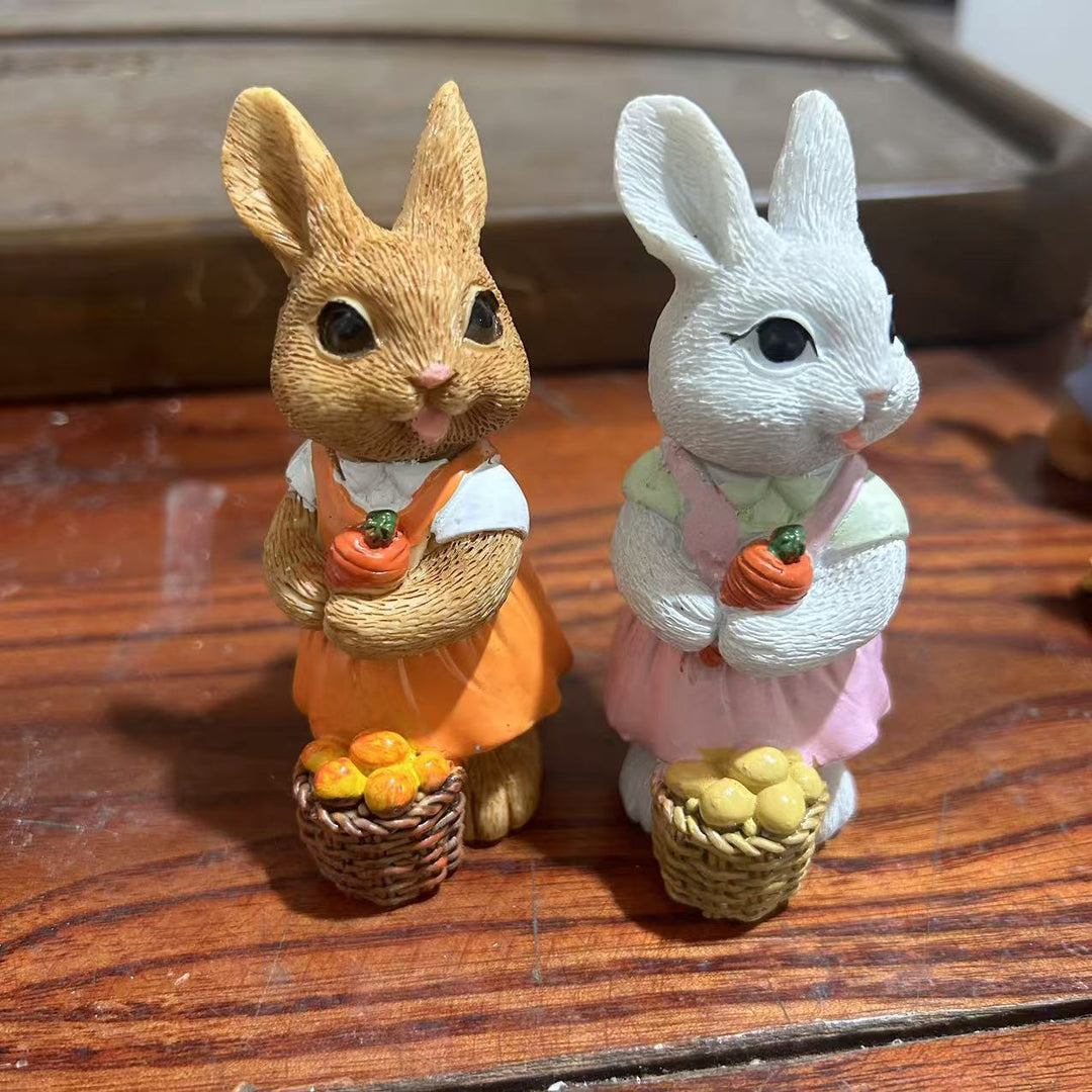 Decorative Bunny Figurine Set Stornfield