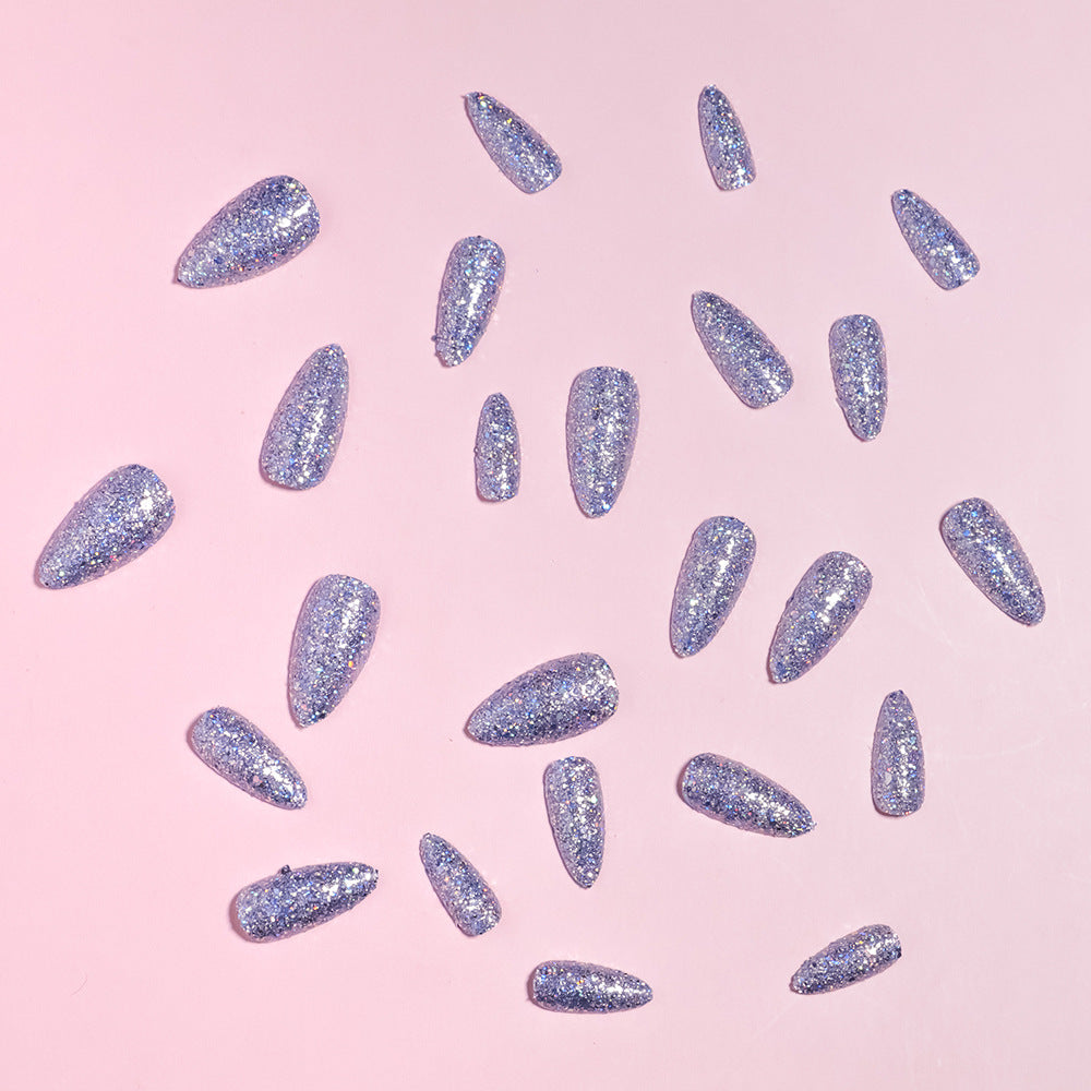 Glamorous Glittering Stiletto Nail Tips Stornfield