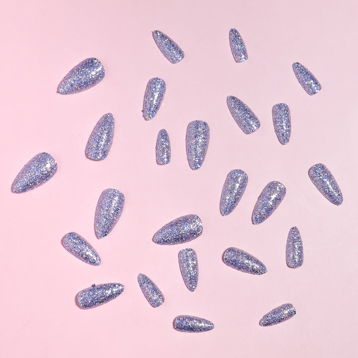 Glamorous Glittering Stiletto Nail Tips Stornfield