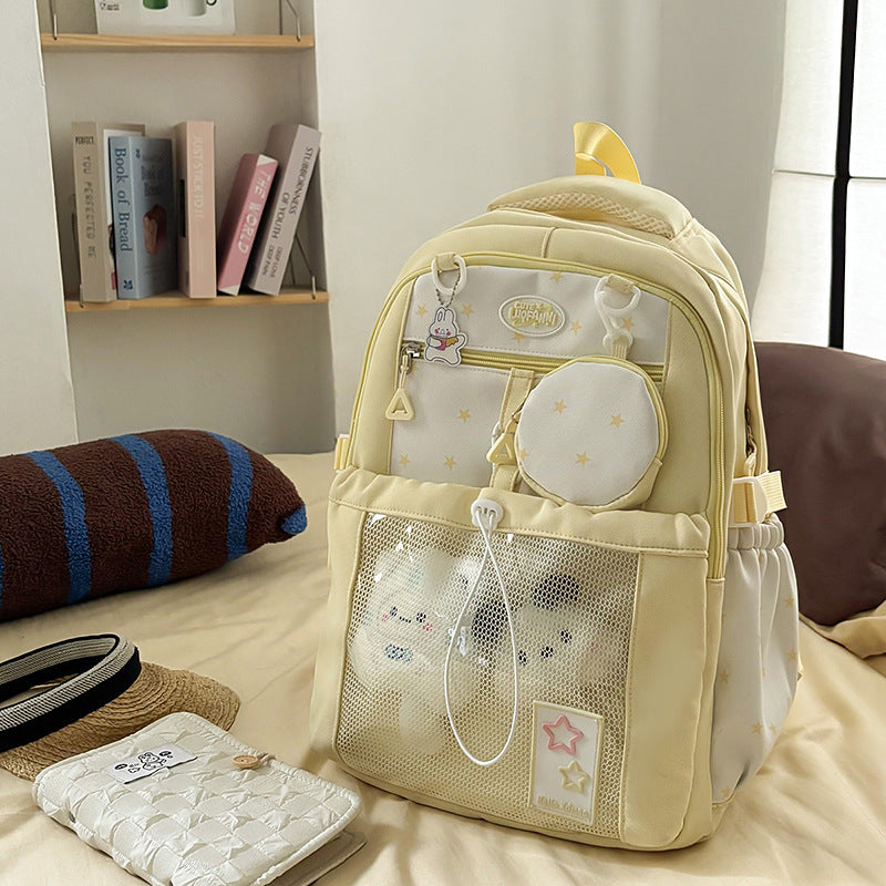 Functional Star-Embellished Backpack Stornfield