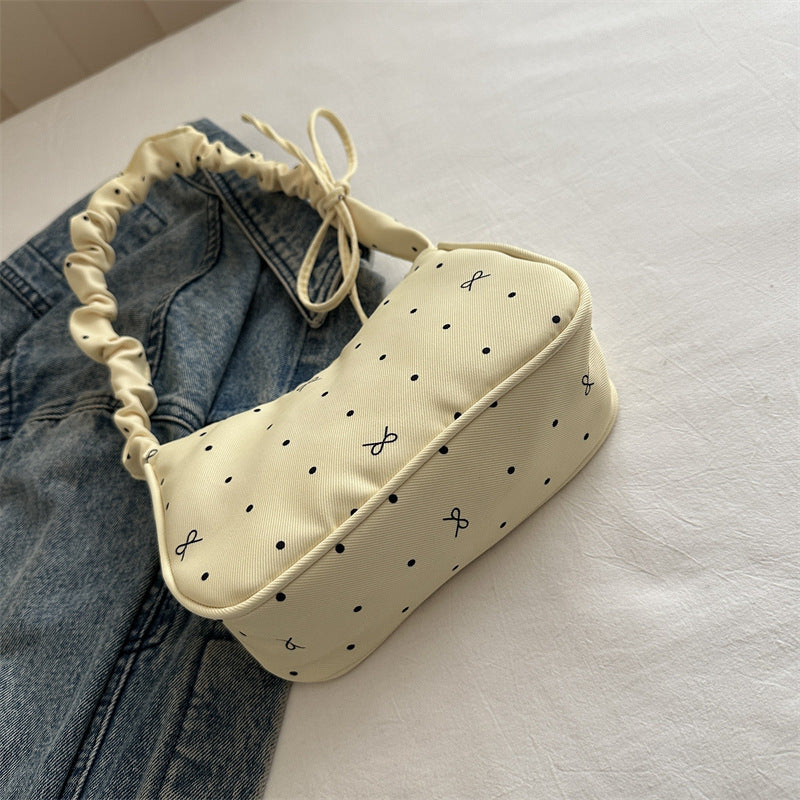 Cute Bow-Embellished Mini Handbag