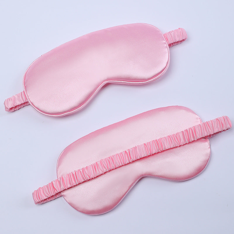 Women's nano silk sleep mask with padded eye area, adjustable elastic band, and storage pouch Stornfield
