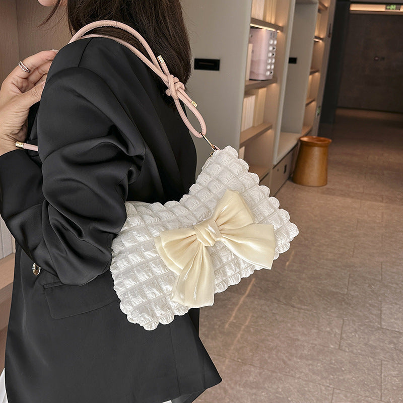 WoBow-Embellished Textured Handbag Stornfield