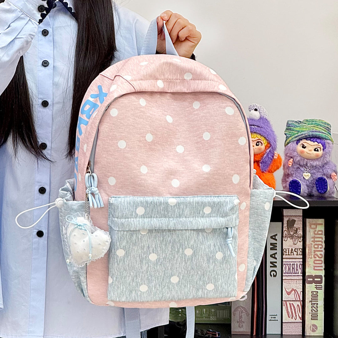 Stylish Polka Dot Patterned Backpack Stornfield 1791205639