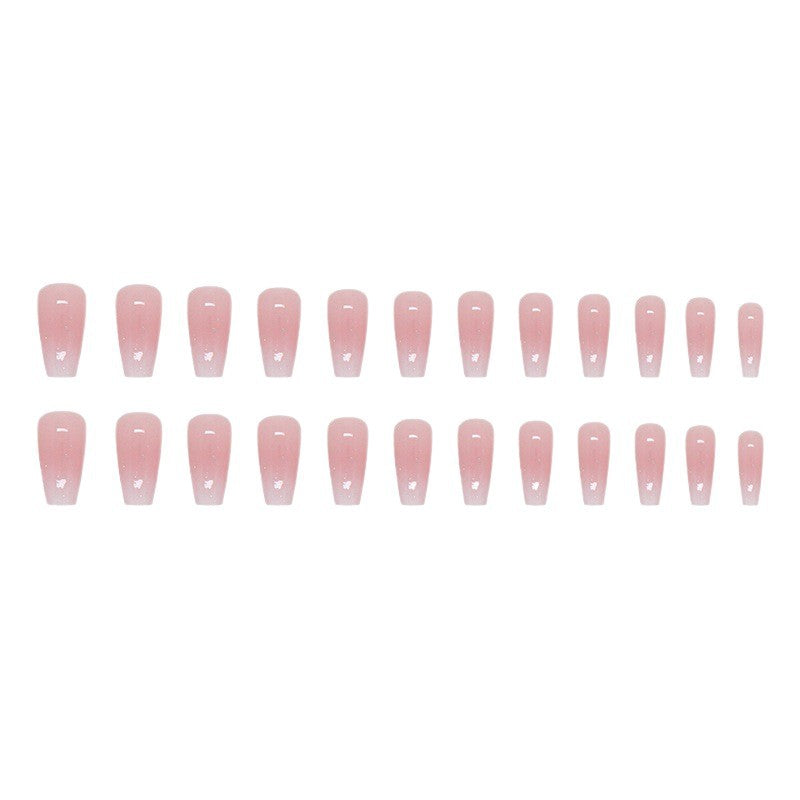 Artistic Press-On Nail Set with Celestial Design Stornfield
