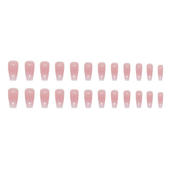 Artistic Press-On Nail Set with Celestial Design Stornfield