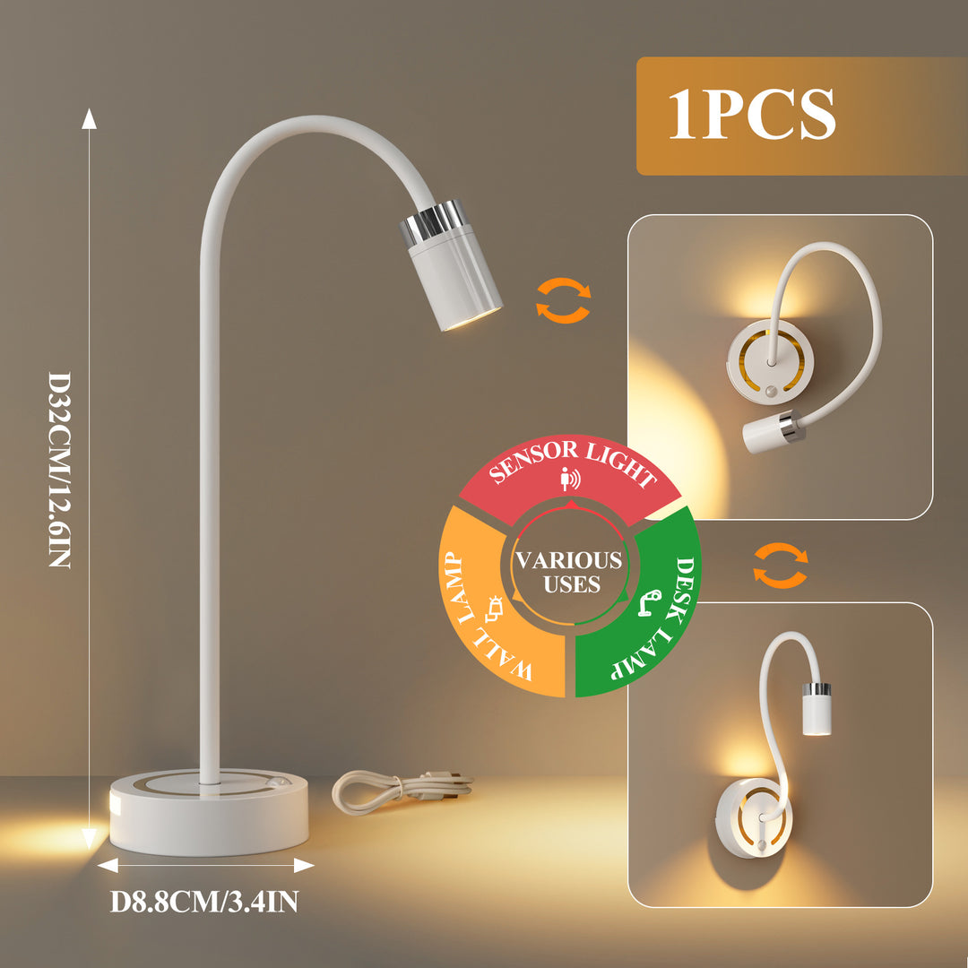 Flexible Multi-Function Sensor Desk Lamp