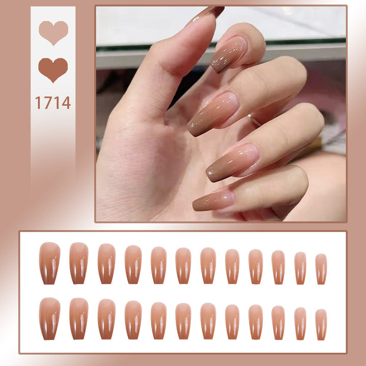 Artificial nails with elegant ombre effect Stornfield