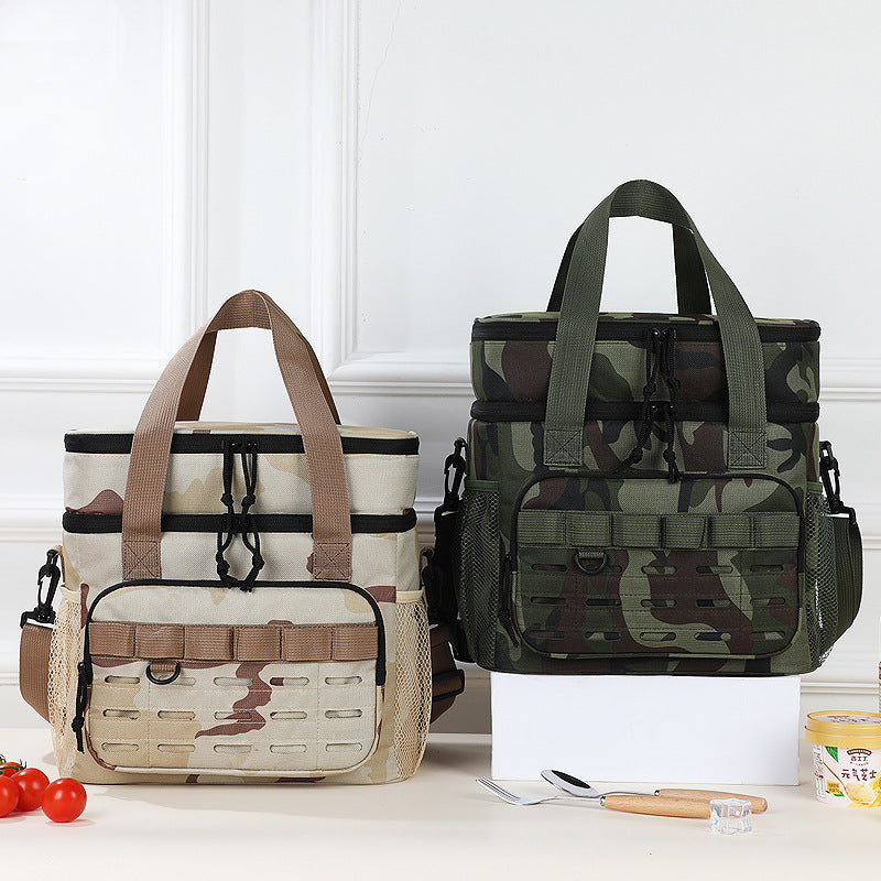 Multi-Compartment Insulated Cooler Bag