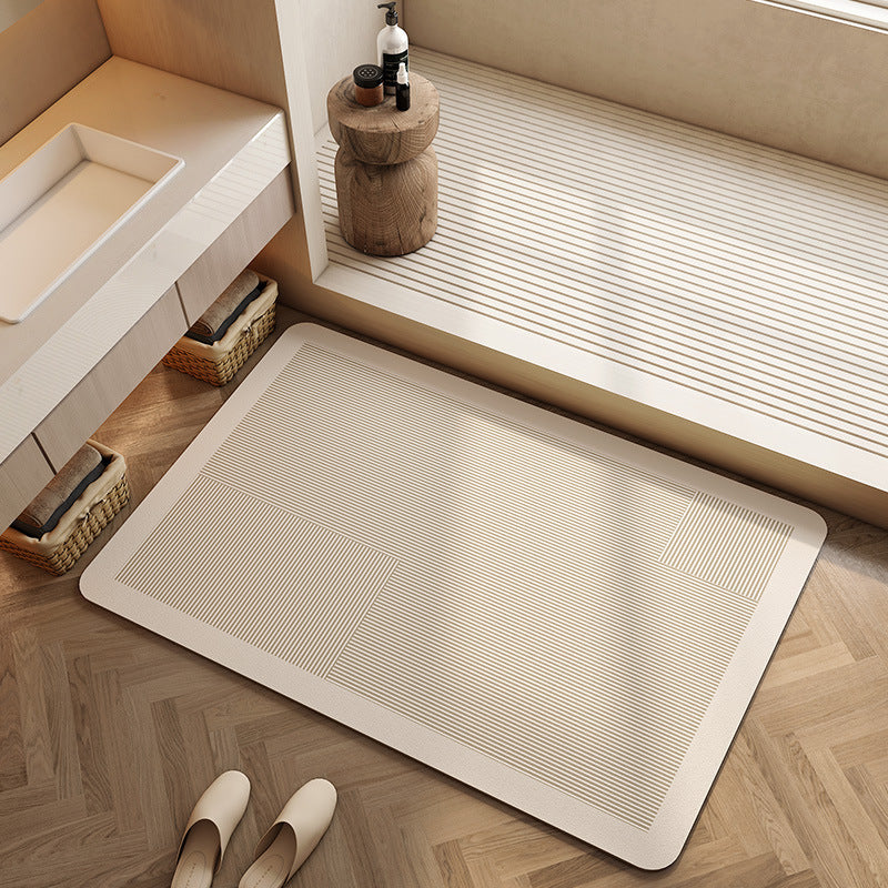 Geometric Patterned Bath Mat Stornfield